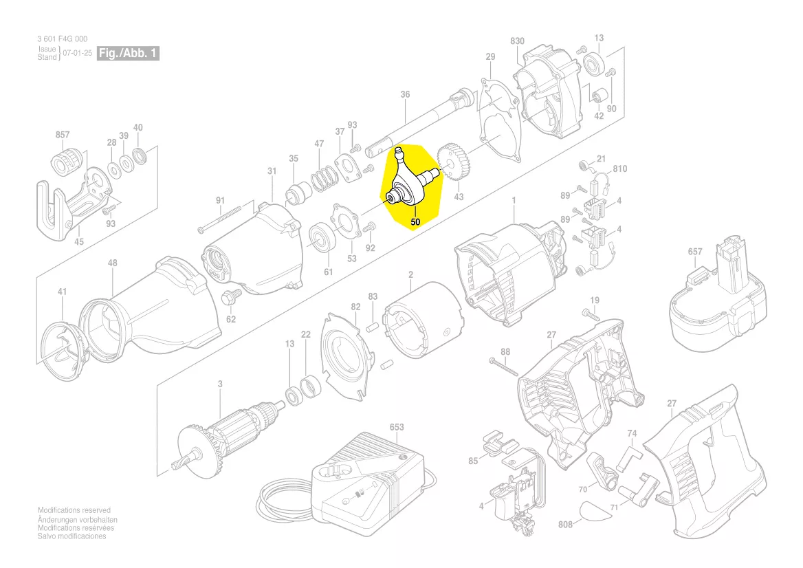 bielle réf. 2 610 935 009 Bosch